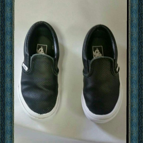 black leather vans kids black leather vans kids